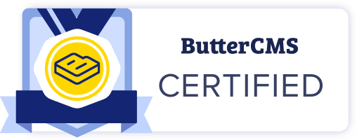 ButterCMS certified seal